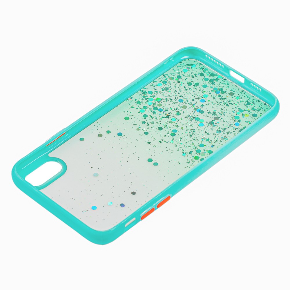 Накладка Glitter Bling Sequins для IPhone Xs Max м`ятна-2