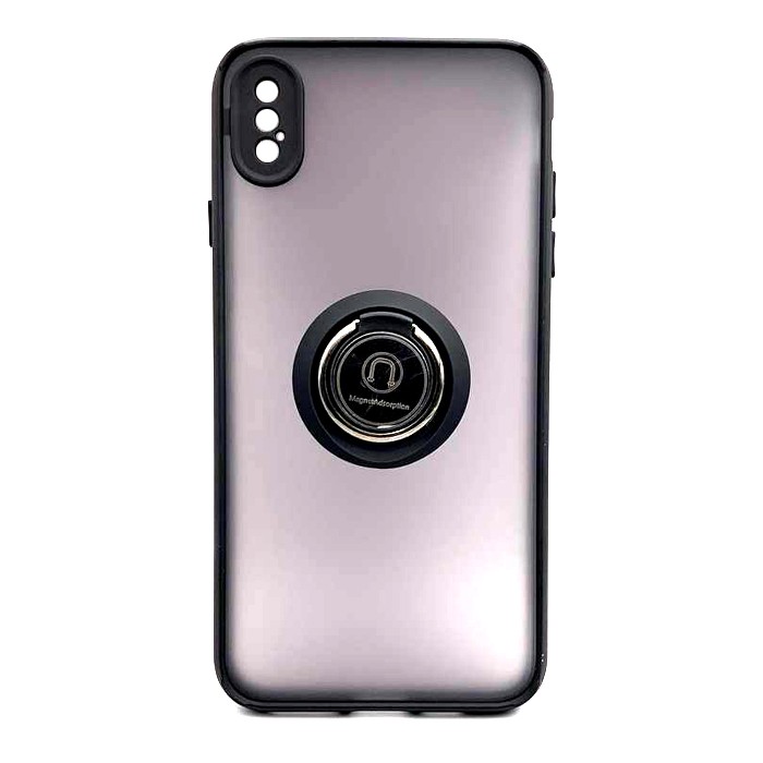 Накладка Totu Gingle Ring для Iphone Xs Max чорна-0