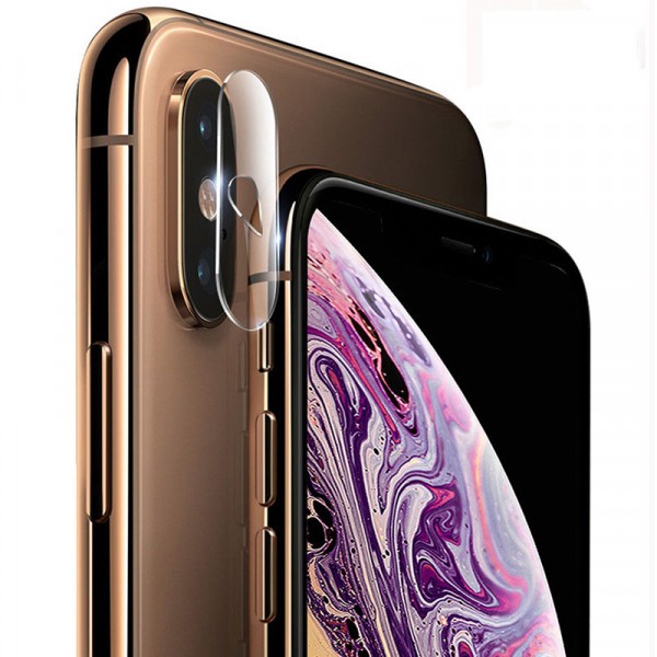 Захисне скло Camera Protection для IPhone Xs Max прозоре-0