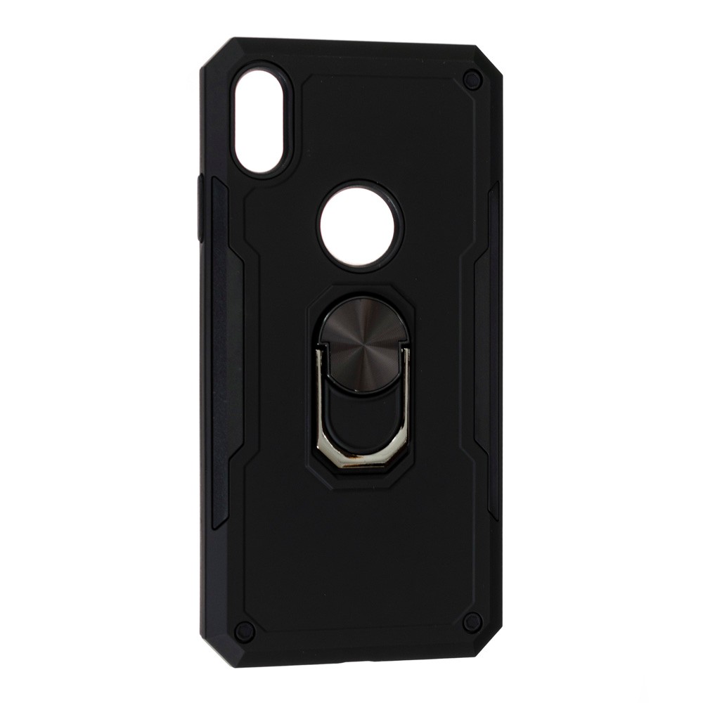 Накладка Serge Ring для Iphone Xs Max Чорна-0