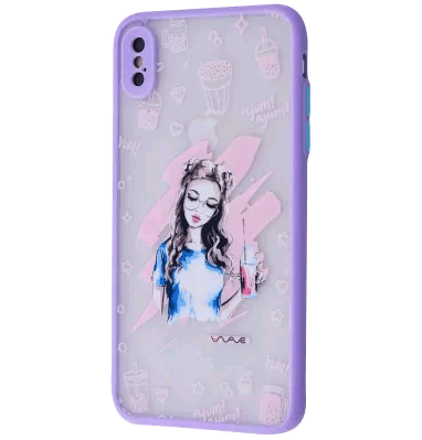 WAVE Cartoon Case  iPhone Xs Max  (girly lifestyle)-0