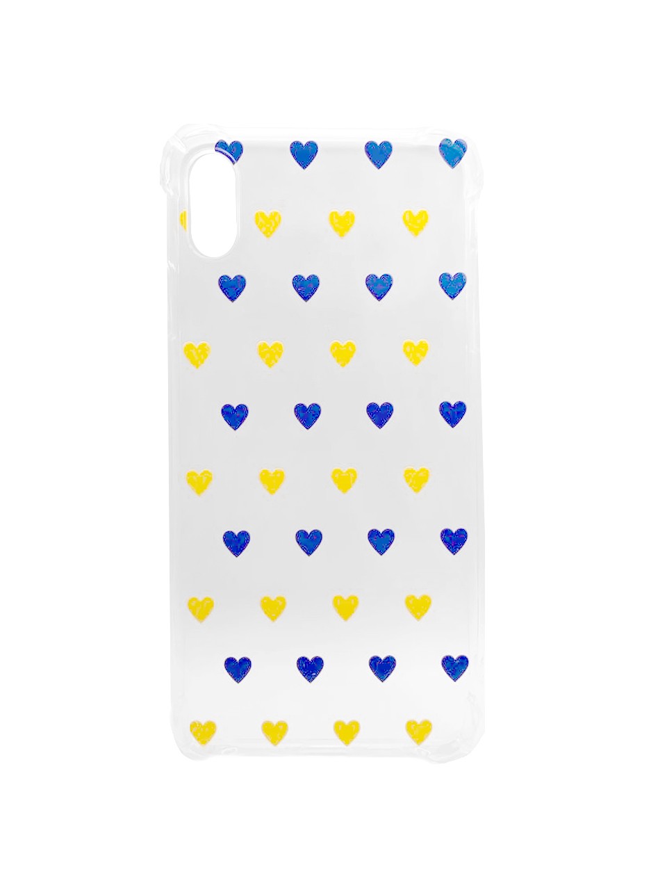 Накладка  WAVE Patriot Clear Case для Iphone  Xs Max (ua hearts)-0