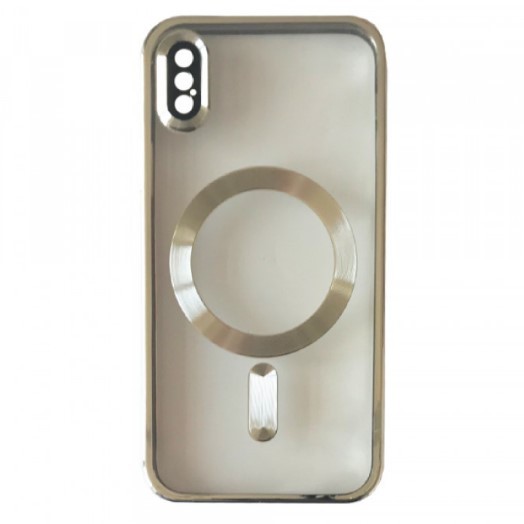 Накладка SHINING Camera MagSafe для iPhone Xs Max Silver-0