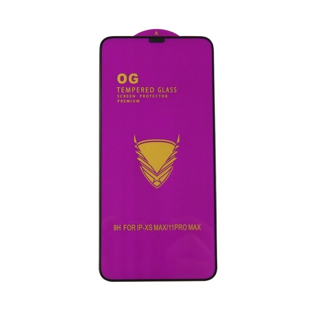 Захисне скло CCBBK для IPhone Xs Max / 11 Pro Max з чорною рамкою-0