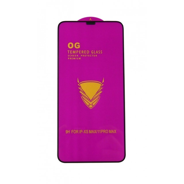 Захисне скло CCBBK для IPhone 11 Pro Max / Xs Max з чорною рамкою-0
