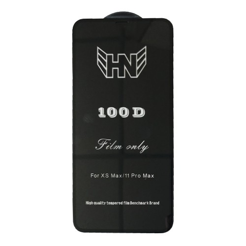 Захисне скло Film Only 100D для IPhone Xs Max/11 Pro Max з чорною рамкою-0