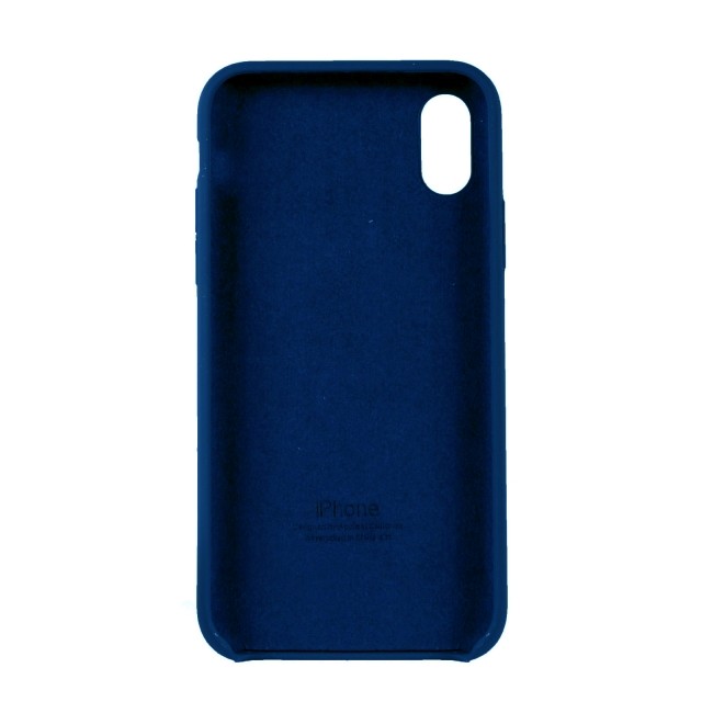 Silicone Case (AA) для iPhone Xs Max (Cosmos blue)-1