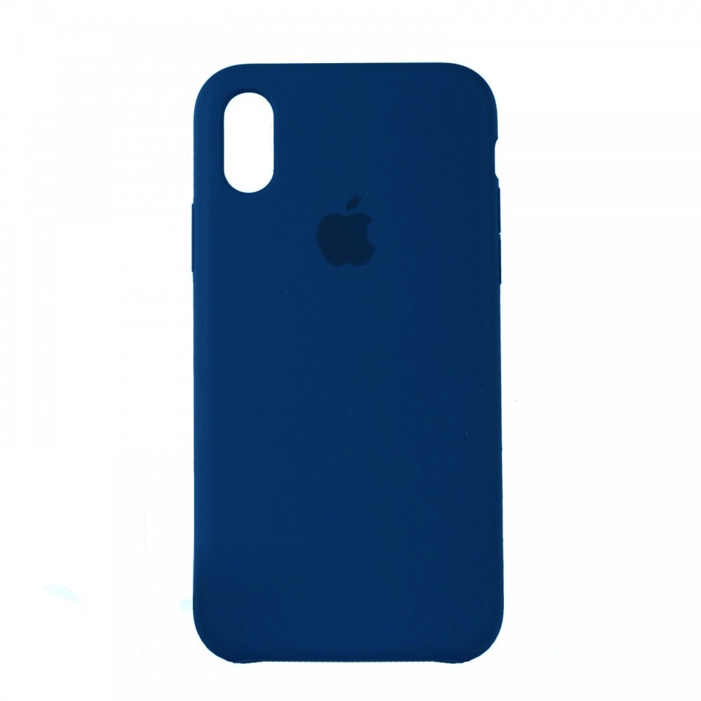 Silicone Case (AA) для iPhone Xs Max (Cosmos blue)-0