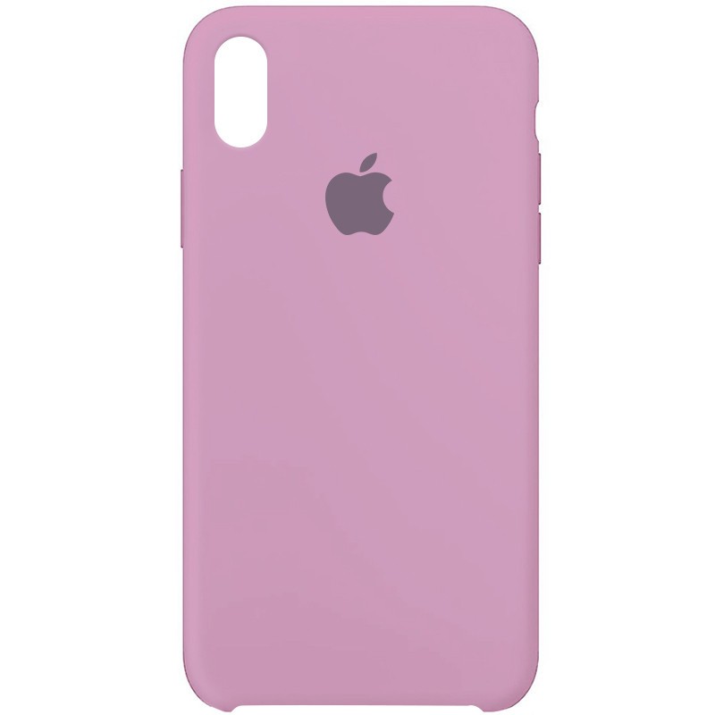 Silicone Case (AA) для iPhone Xs Max  (Lilac Pride)-0