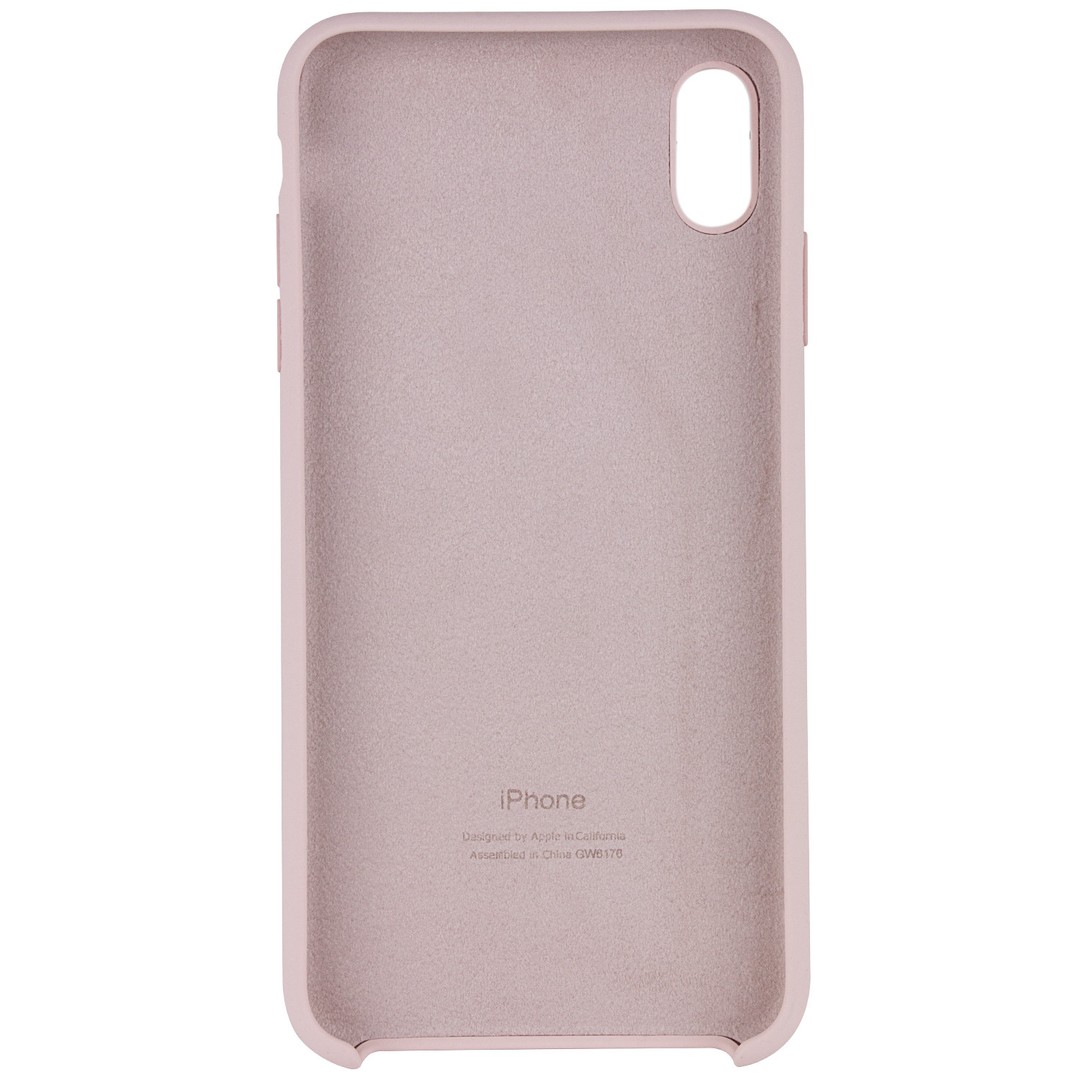 Silicone Case (AA) для iPhone Xs Max (Pink Sand)-1