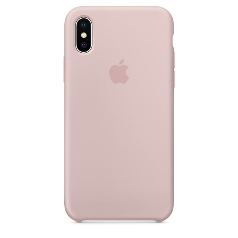 Silicone Case (AA) для iPhone Xs Max (Pink Sand)-0