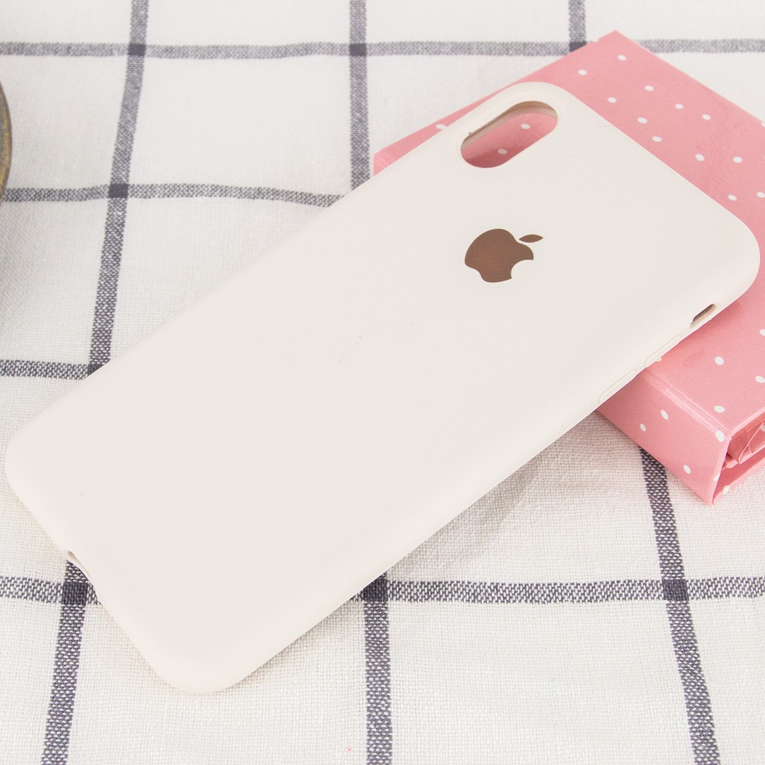 Silicone Case Full Protective (AA) для iPhone XS Max (6.5") (Stone)-1