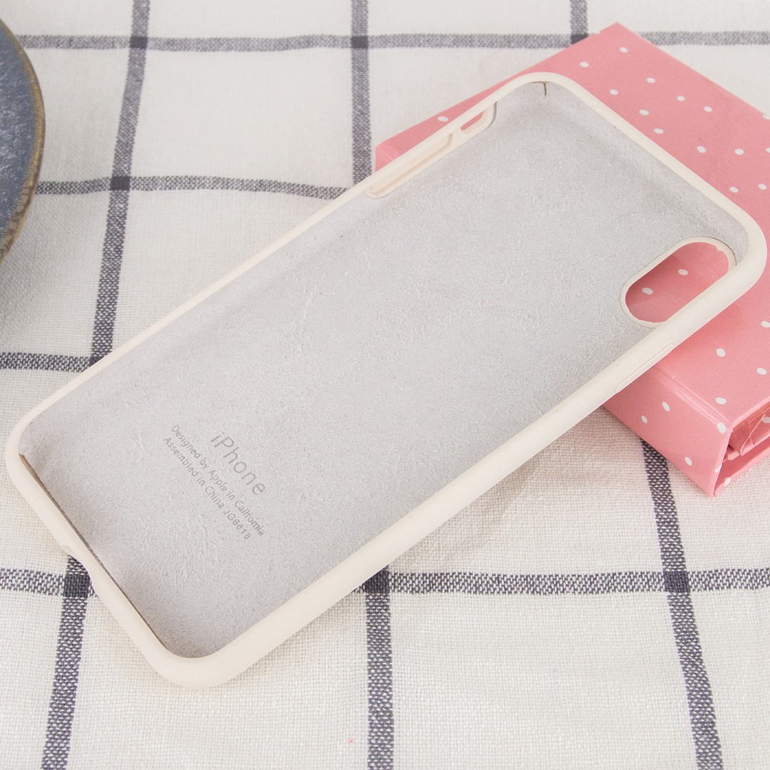 Silicone Case Full Protective (AA) для iPhone XS Max (6.5") (Stone)-2
