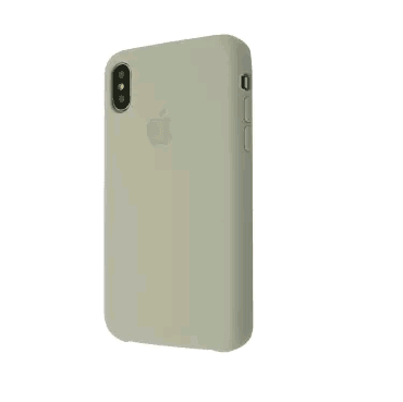 Silicone Case (AA) для iPhone XS Max (6.5") (Grey)-0