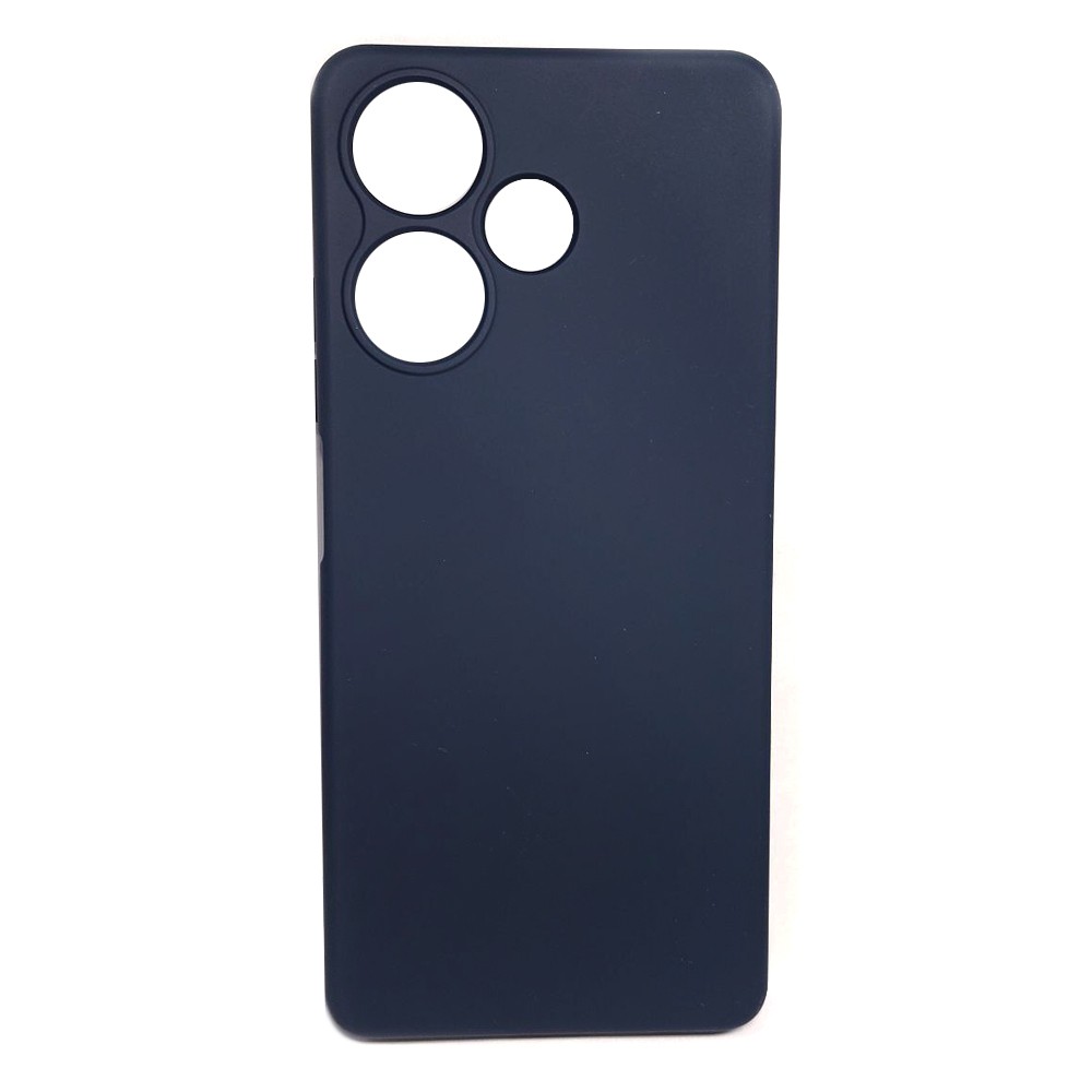 Silicone Cover Full Camera without Logo (A) для Infinix Hot 30 (Dark blue)-0