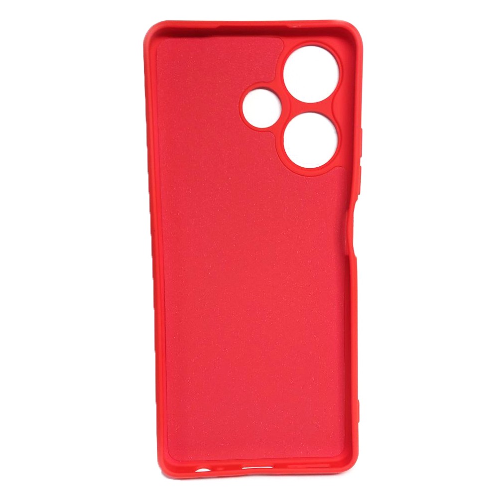 Silicone Cover Full Camera without Logo (A) для Infinix Hot 30 (Red)-1