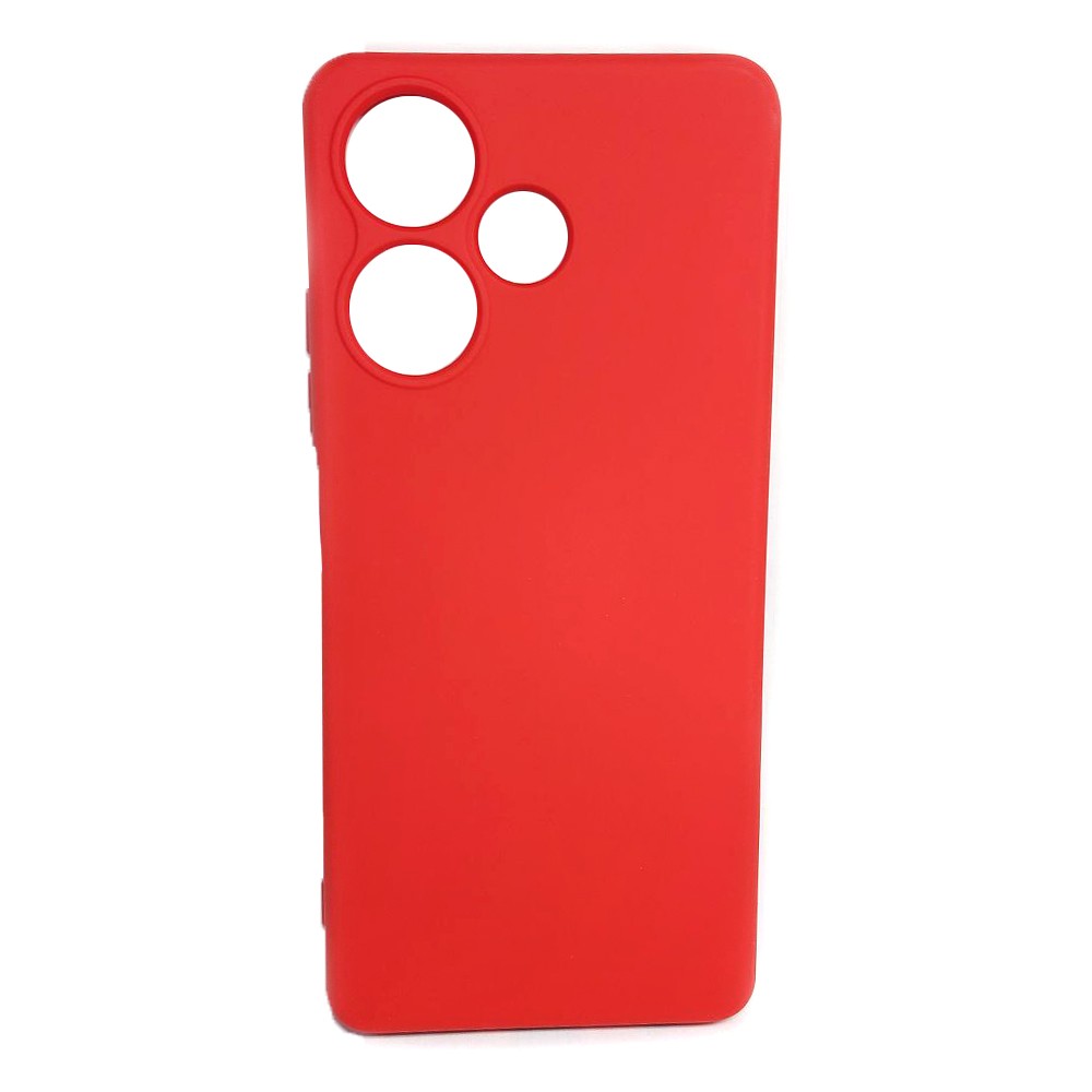 Silicone Cover Full Camera without Logo (A) для Infinix Hot 30 (Red)-0