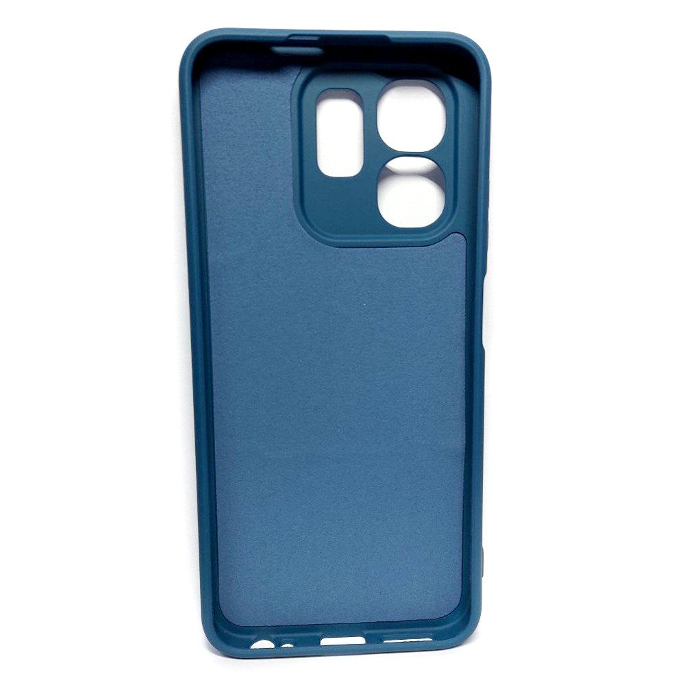 Silicone Case Full Camera для Infinix Hot 50i X6531B/Smart 9 Dark blue-1