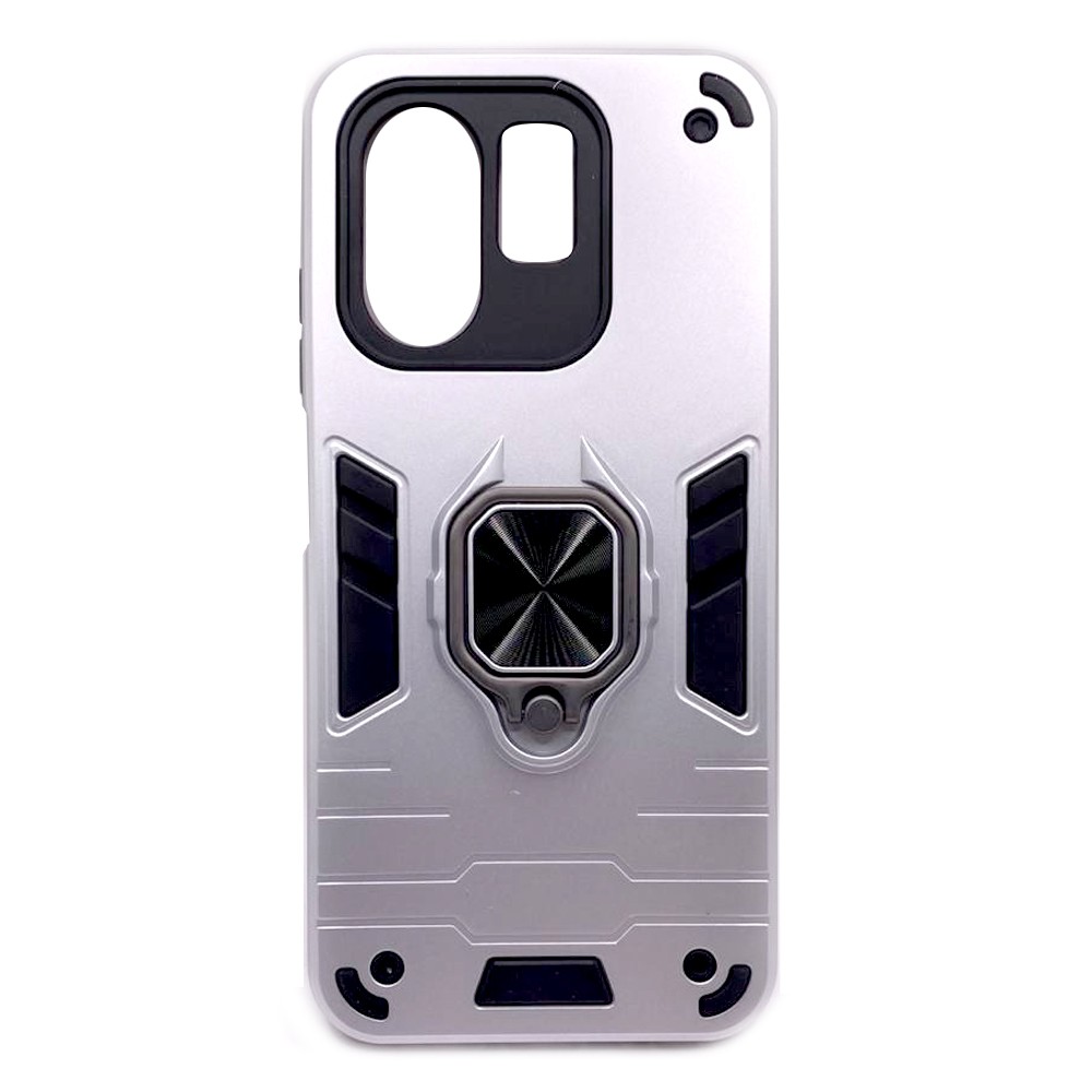 Накладка Armor 2.0 для Infinix Hot 50i X6531B / Smart 9 срібна-0