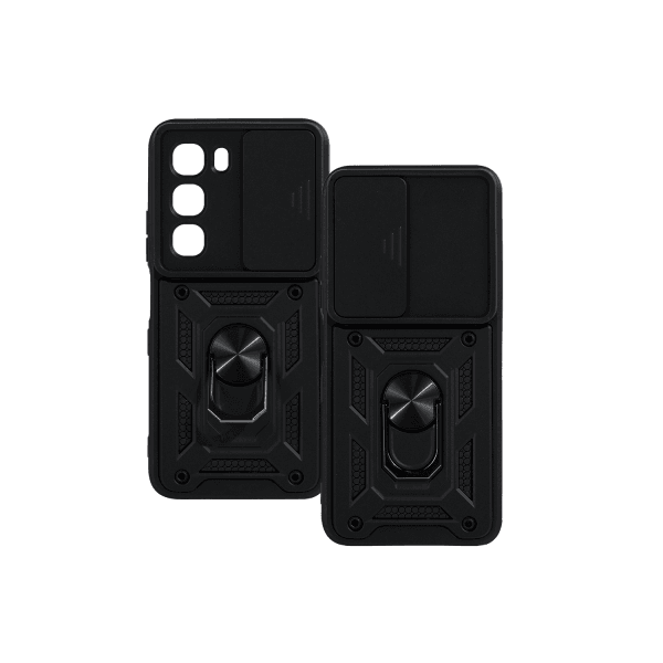 Накладка Camshield Serge Ring для INFINIX Hot 60i /Hot 60 5G  (Black)-0