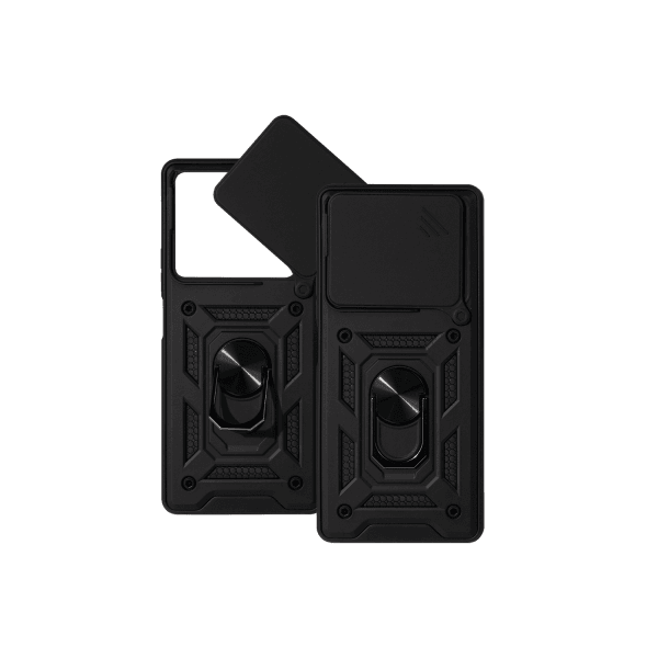Накладка Protective Stand Case для INFINIX Note 40S 4G/ Note 40 4G (Black)-0