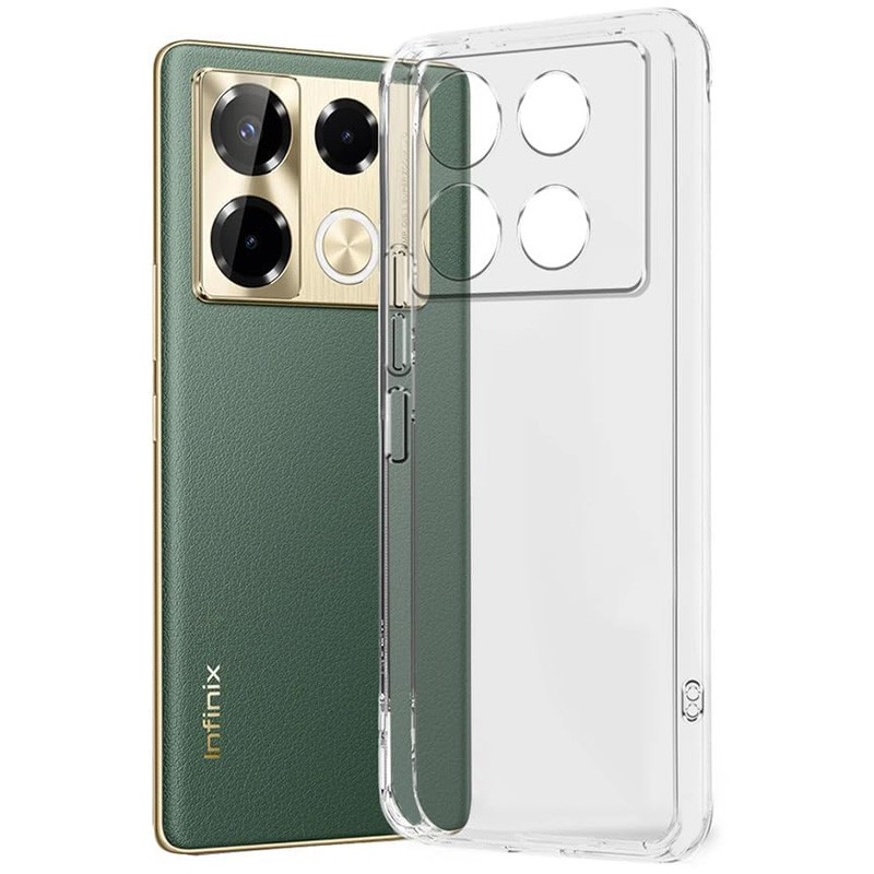 Накладка Epic Transparent 1,5 mm для Infinix Note 40 Pro 4G прозора-0