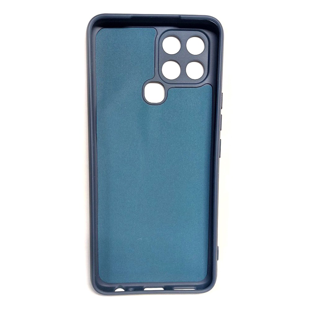 Silicone Cover Full Camera without Logo (A) для Infinix Smart 6 (Dark blue)-1