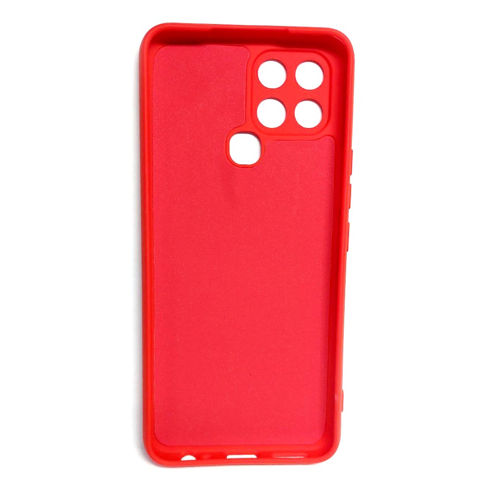 Silicone Cover Full Camera without Logo (A) для Infinix Smart 6 (Red)-1