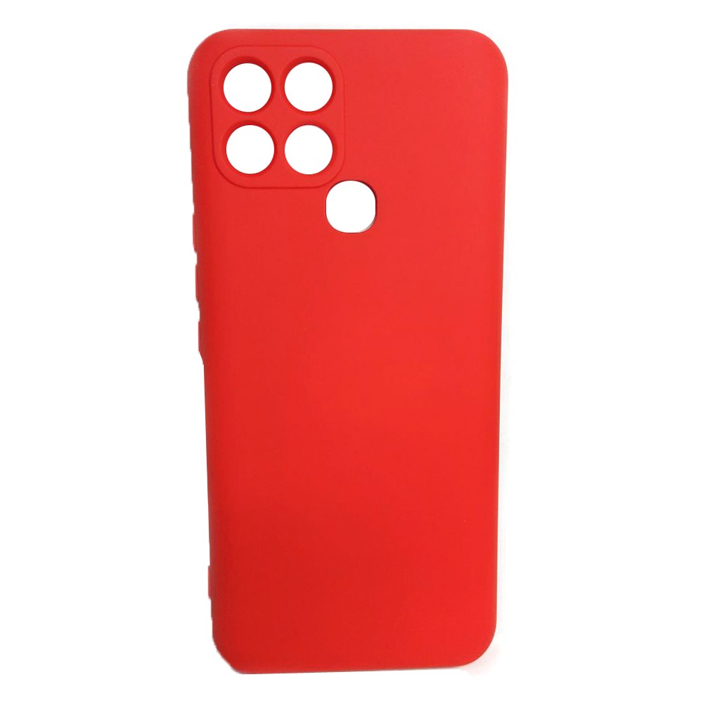 Silicone Cover Full Camera without Logo (A) для Infinix Smart 6 (Red)-0