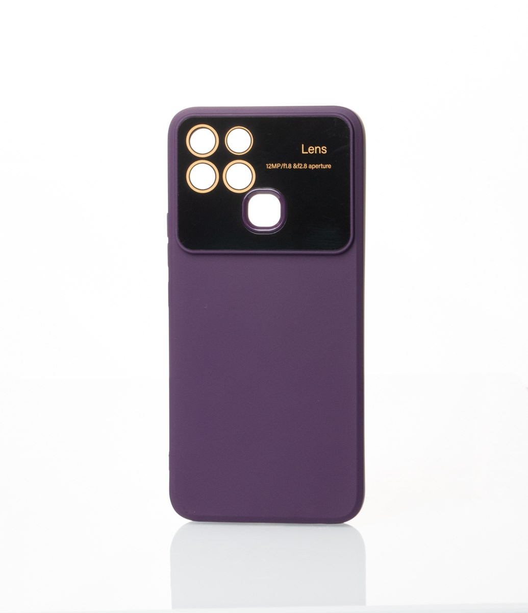 Накладка CAMERA PROTECTION для Infinix Smart 6  (фіолетова)-0