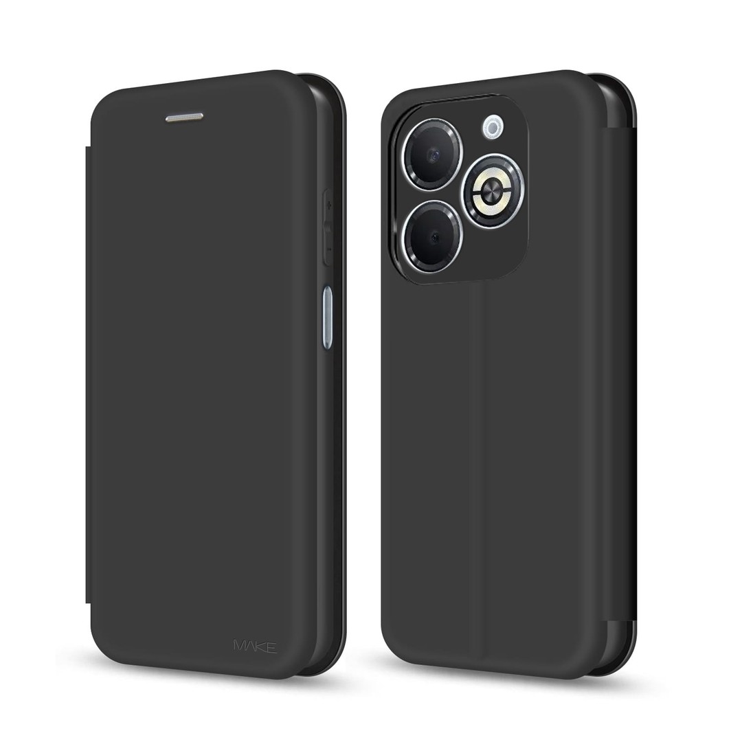 Книжка MAKE для Infinix Smart 8 Plus/8 Pro (Soft-Touch PU) Black-0