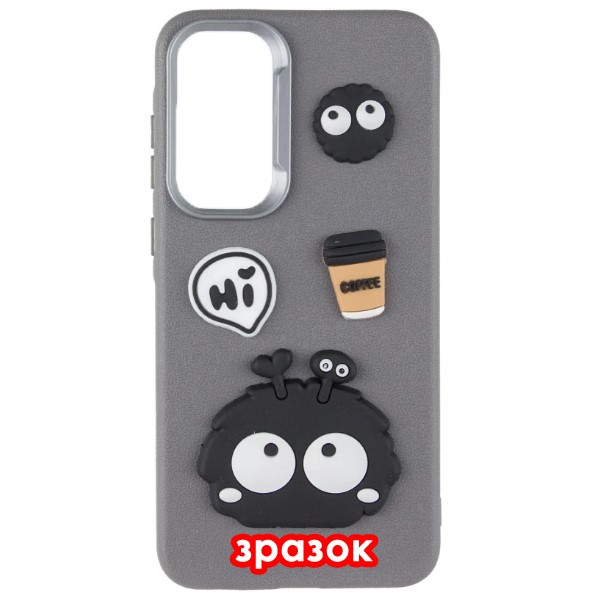 Чохол Leather Toys для Xiaomi Redmi 15 169 mm (Monster eyes / Grey)-0