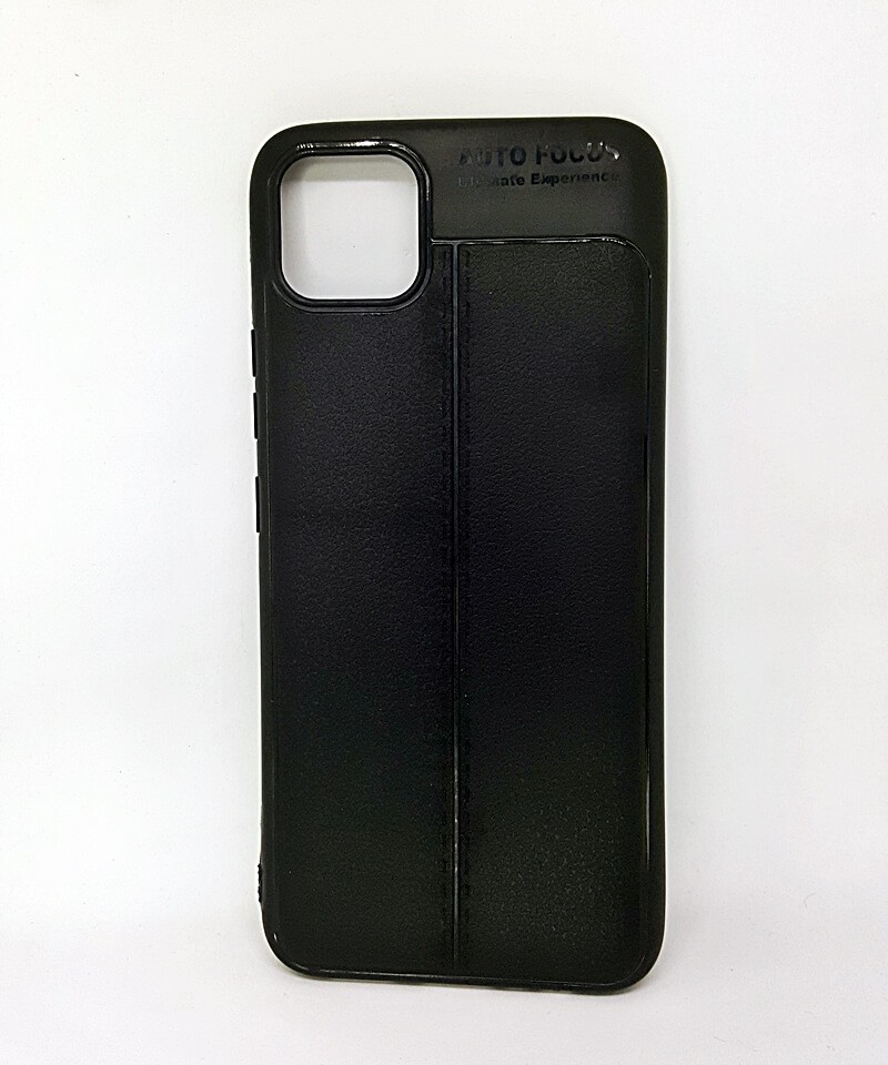 Накладка Ultimate Leather для Realme C11 чорна-0