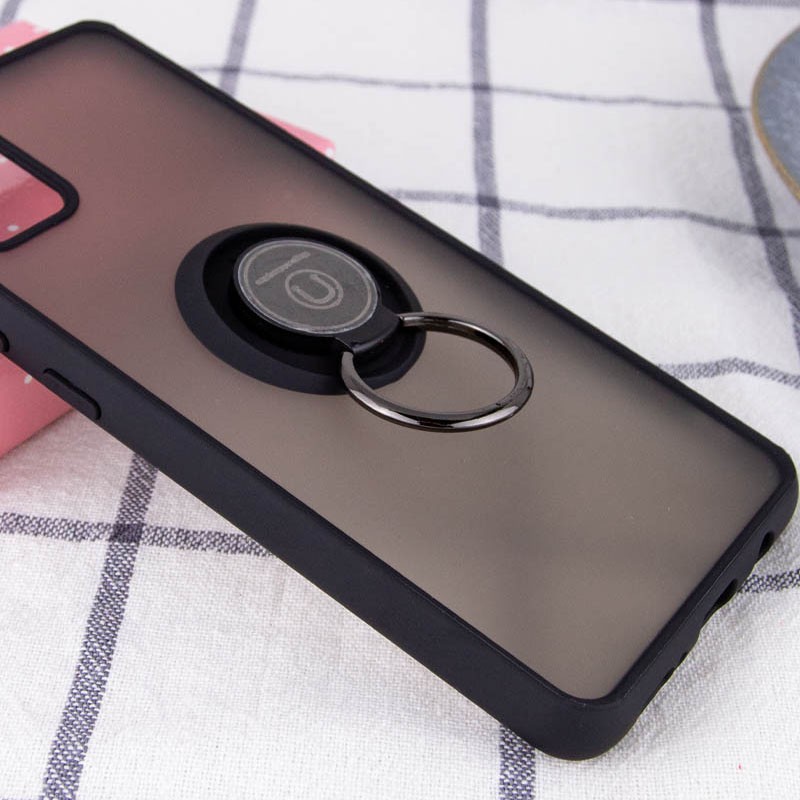 Чохол Deen ColorEdgingRing для Realme C11 чорний-1