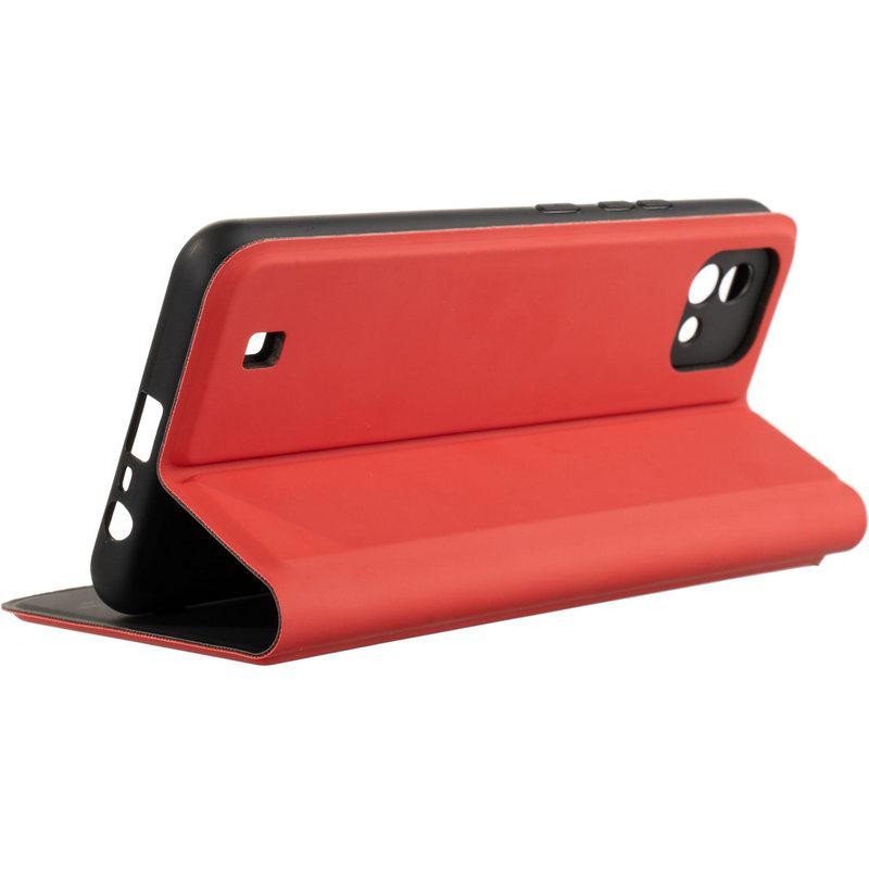 Книжка Shell Case для Realme C11 2021 червона-3