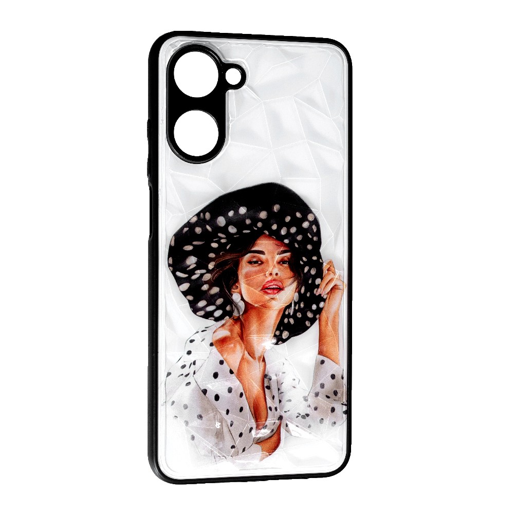 Накладка Ladies Camera для Realme 10  Girl in a hat-0