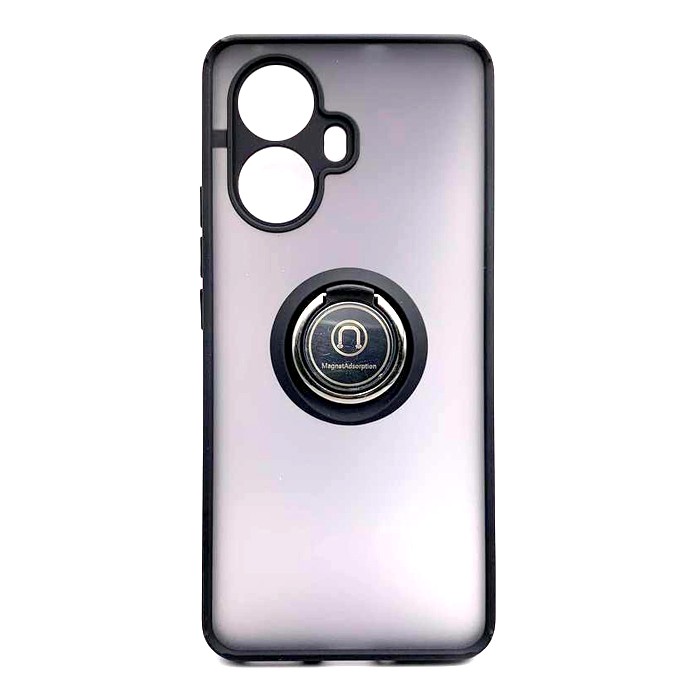 Накладка Totu Gingle Ring для Realme 10 Pro Plus чорна-0