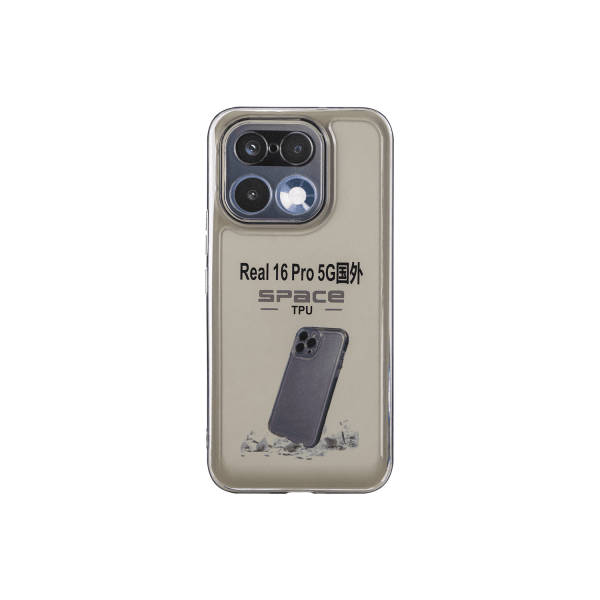 Накладка Space TPU для Realme 16 Pro 5G  сіра-0