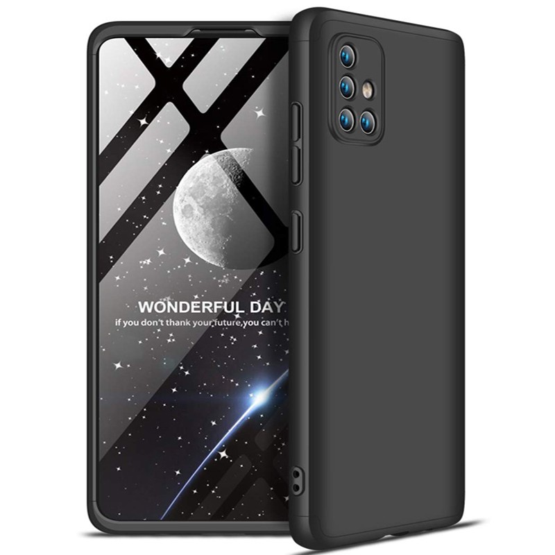 Пластикова накладка GKK LikGus для Samsung A51 (Чорний)-0