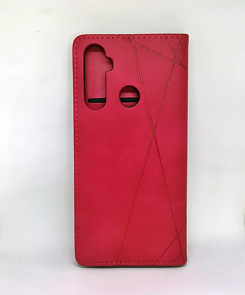 Книжка Business для Realme 5 / 6i / C3 малинова-1
