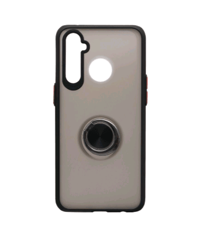 Накладка Totu Ring для Realme 5 Pro чорна-0