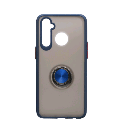 Накладка Totu Ring для Realme 5 Pro синя-0