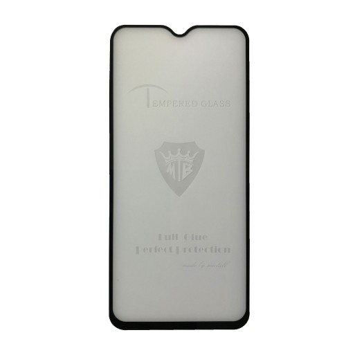 Захисне скло Full Glue для Realme 5 Pro/3 Pro/One Plus 6T/7 з чорною рамкою-0