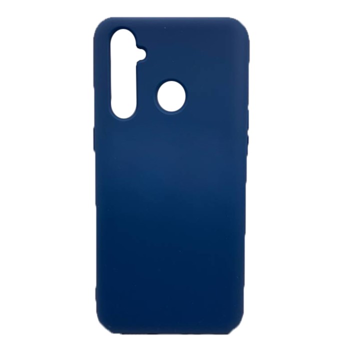 Silicone Cover Full Protective (A) для OPPO Realme 5 PRO Синій-0