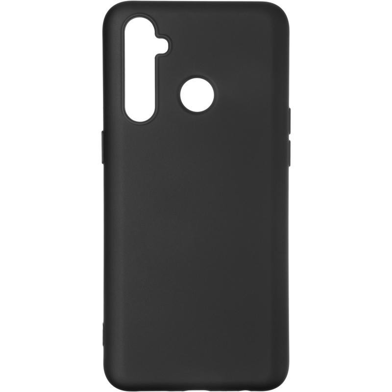 Накладка Soft Silicone Case для Realme 5 Pro чорна-0