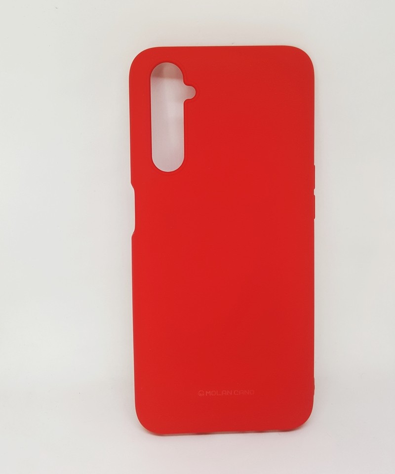Накладка Molan Cano Smooth для Realme 6 Червона-0