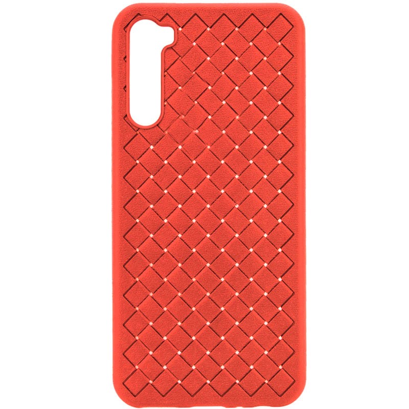 Накладка Epik Weaving для Realme 6 червона-0