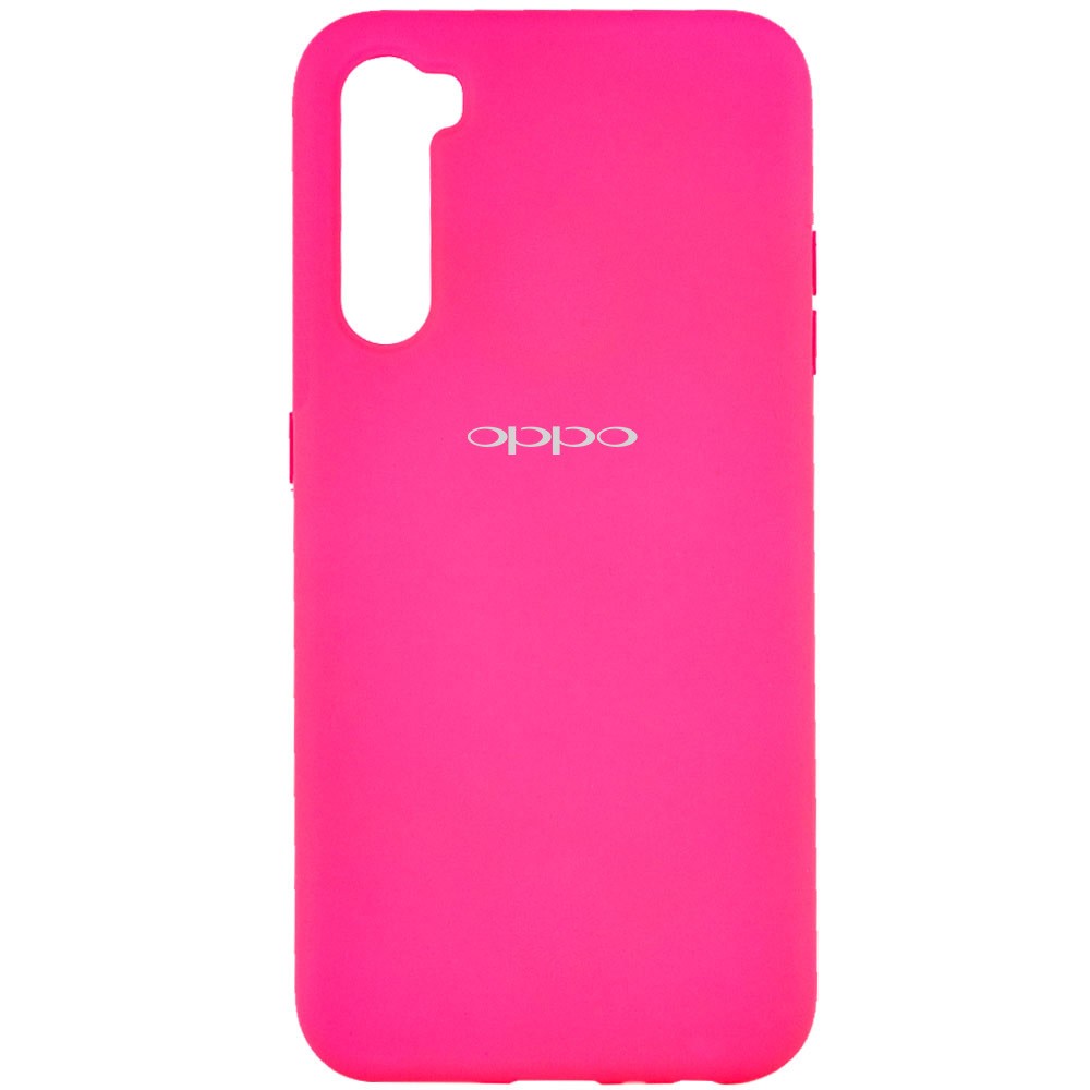 Silicone Cover Full Protective (A) для OPPO Realme 6 (Barbie Pink)-0