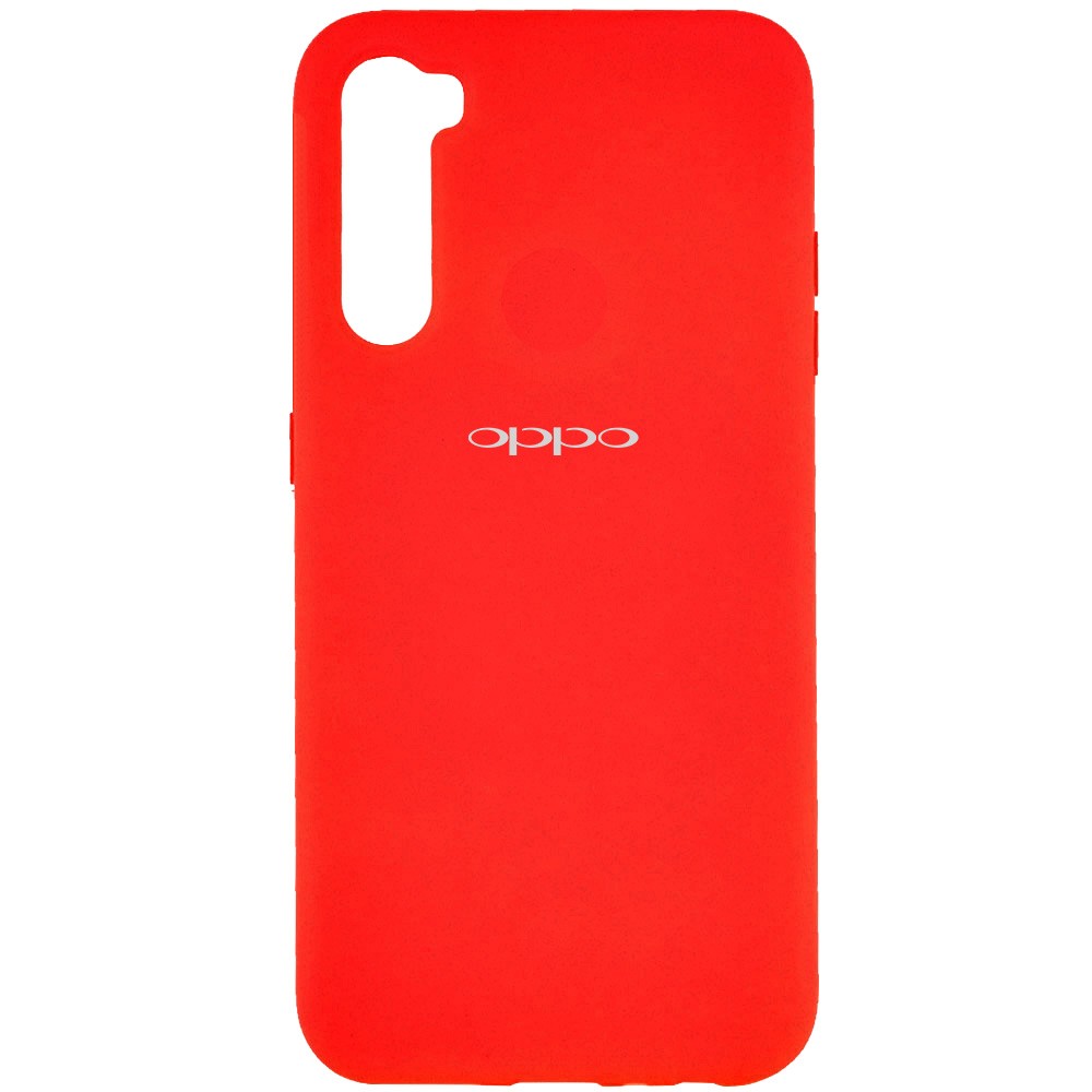 Silicone Cover Full Protective (A) для OPPO Realme 6 (Red)-0
