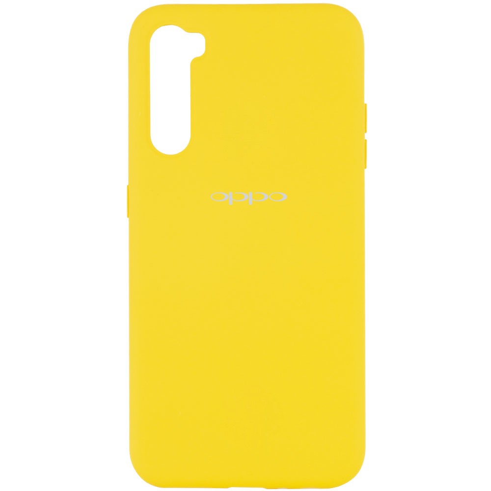 Silicone Cover Full Protective (A) для OPPO Realme 6 (Yellow)-0